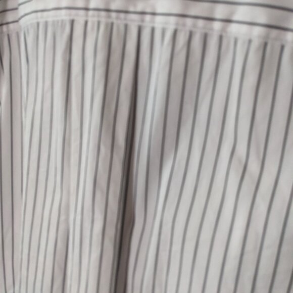 Lauren Ralph Lauren Black/White Striped Women's Long Sleeve Shirt Size XLarge - Picture 9 of 11